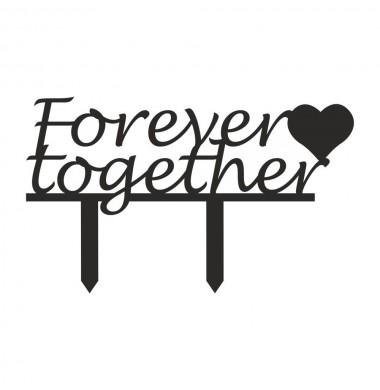 CAKETOPPER "FOREVER TOGETHER"