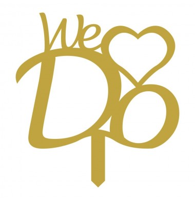 CAKETOPPER "WE DO"