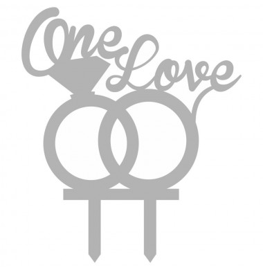CAKETOPPER "ONE LOVE"