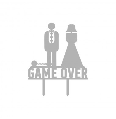 CAKETOPPER "GAME OVER"