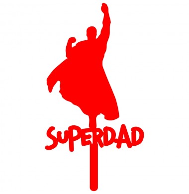 CAKE TOPPER SUPERDAD