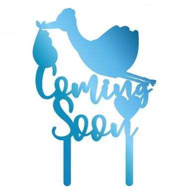 CAKE TOPPER "COMING SOON"