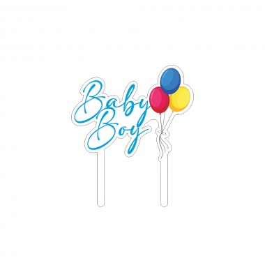 CAKE TOPPER BABY BOY...