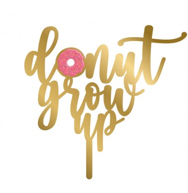 CAKE TOPPER DONUT GROW UP