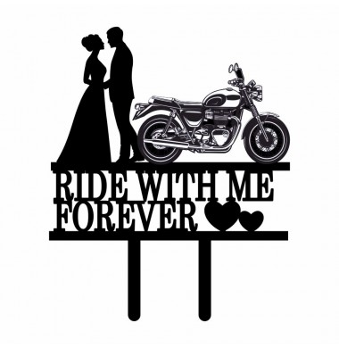 CAKE TOPPER RIDE WITH ME...