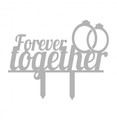 CAKETOPPER "FOREVER TOGETHER"