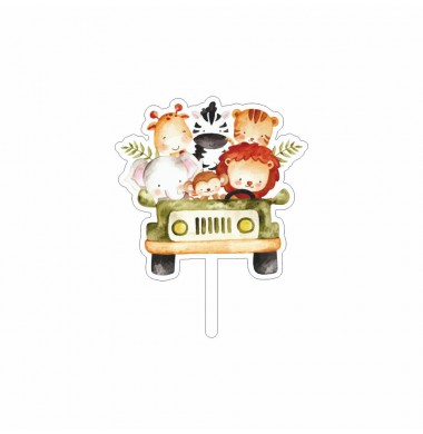 CAKE TOPPER SAFARI